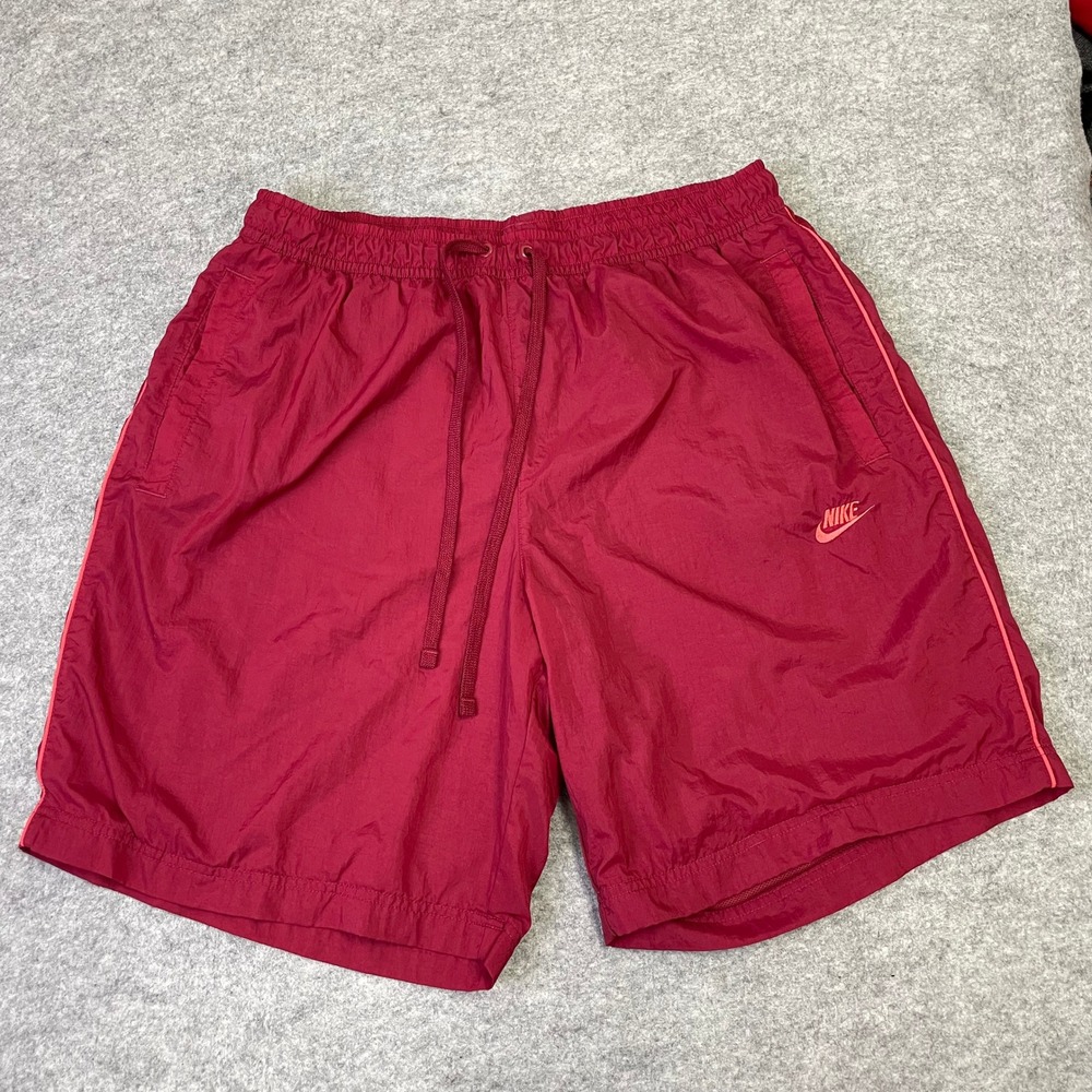 Nike Sportswear Essentials Mens XXL Woven Shorts Dark Beetroot Red DD5228-690